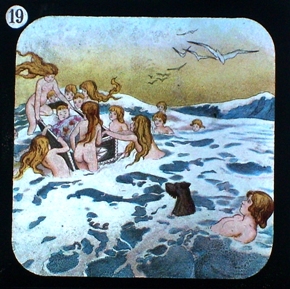 THE WATER-BABIES - magic lantern slide